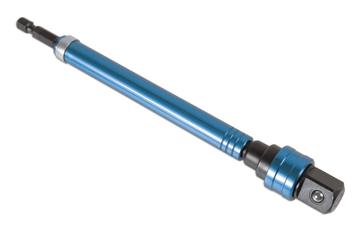 Laser Tools LAS-6391 fúrógépbe fogható 1/2"-os crowa hajtószár körbeforgó nyéllel, 185 mm termék fő termékképe