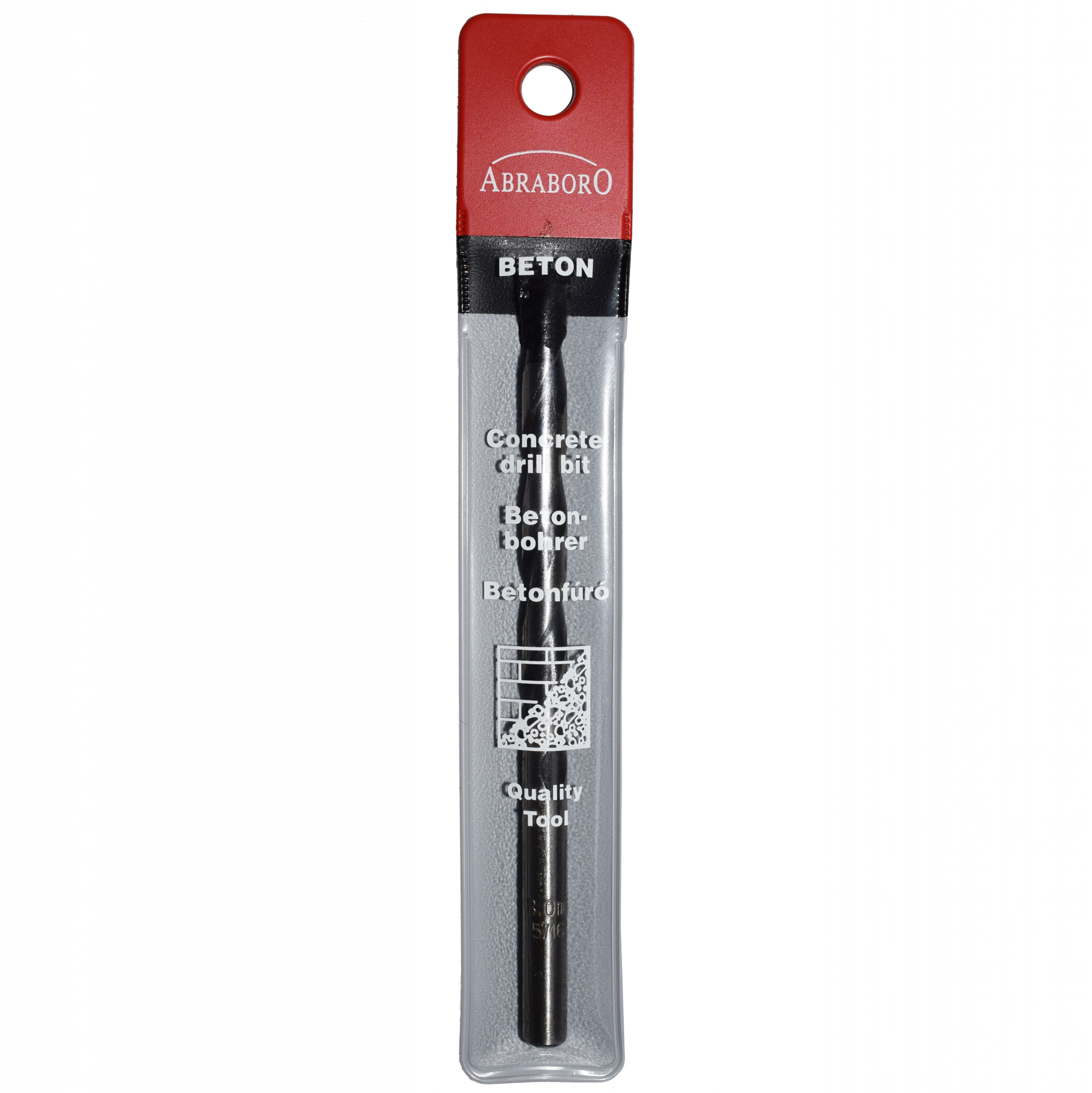 Abraboro 6 x 100 / 60 mm Standard hengeres szárú betonfúró tasakban termék fő termékképe