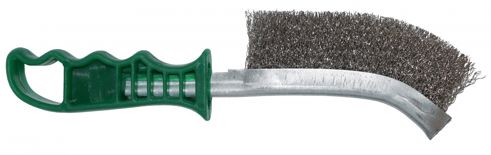 Abraboro SPEED kézi kefe INOX (zöld nyéllel) termék fő termékképe