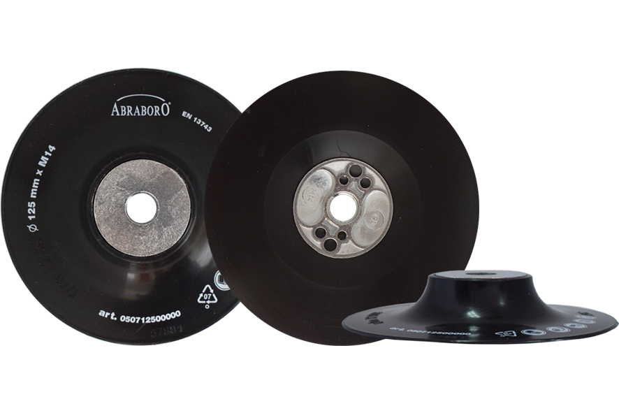 Abraboro 180 x M14 műanyag tányér fibertárcsához termék fő termékképe