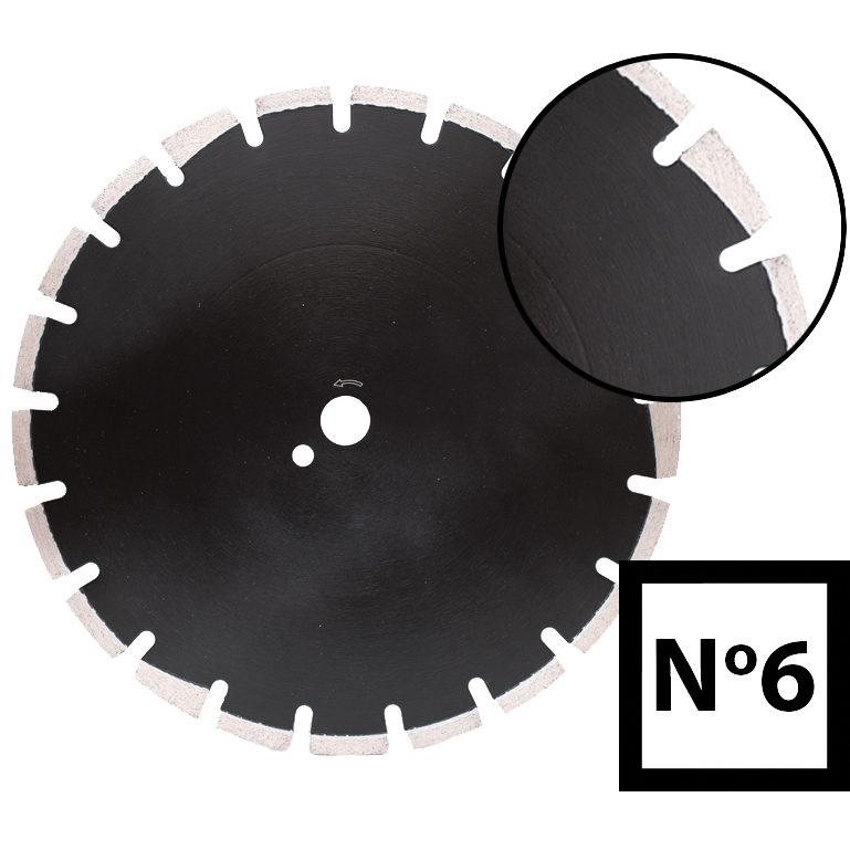 Abraboro 300 x 25.40 mm No.6 aszfaltvágó gyémánttárcsa termék fő termékképe