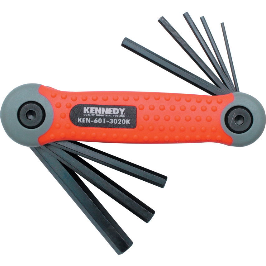 KENNEDY 1.5-8 mm hatszögkulcs készlet, Pro-Torq zsebkés típusú, 8 részes termék fő termékképe