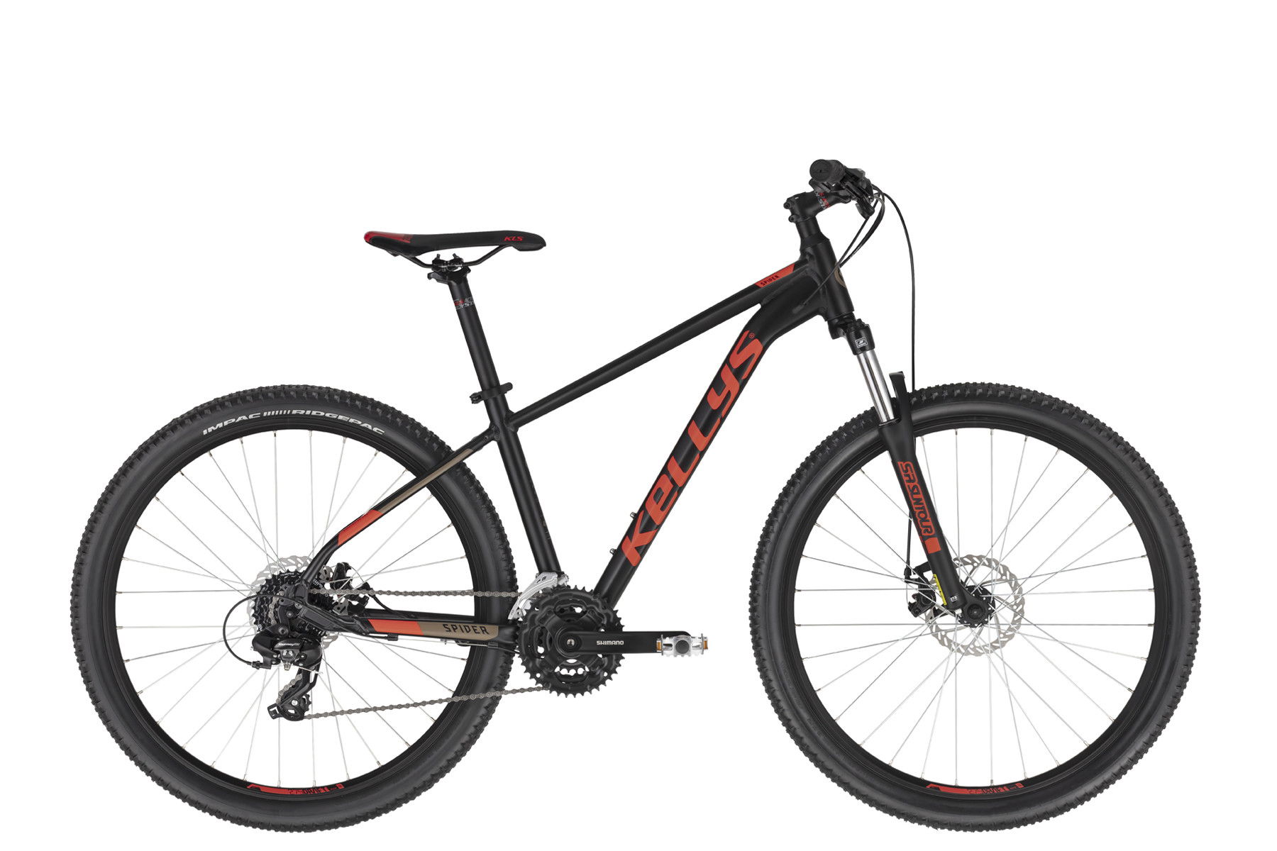 KELLYS Spider 30 Black S 27.5" termék fő termékképe