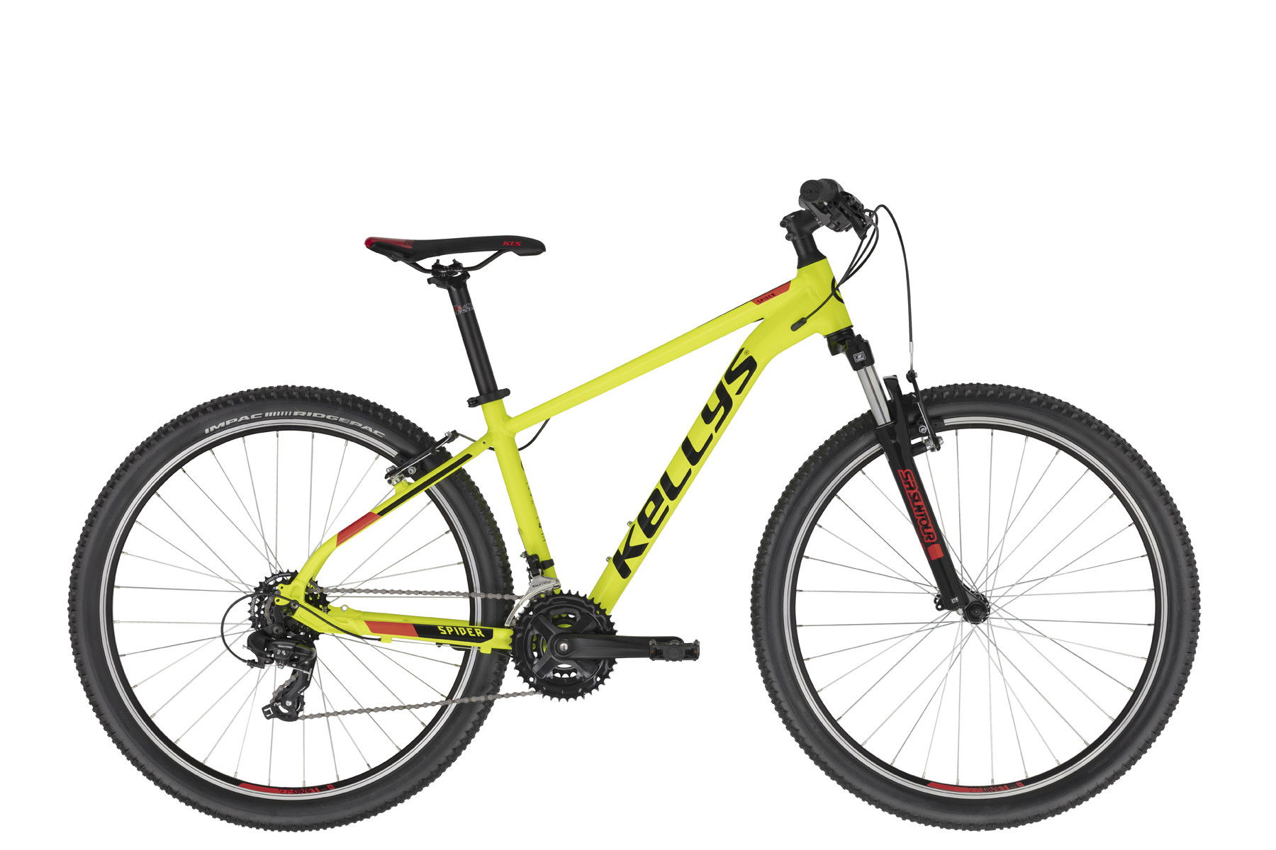 KELLYS Spider 10 Neon Yellow XXS 26" termék fő termékképe