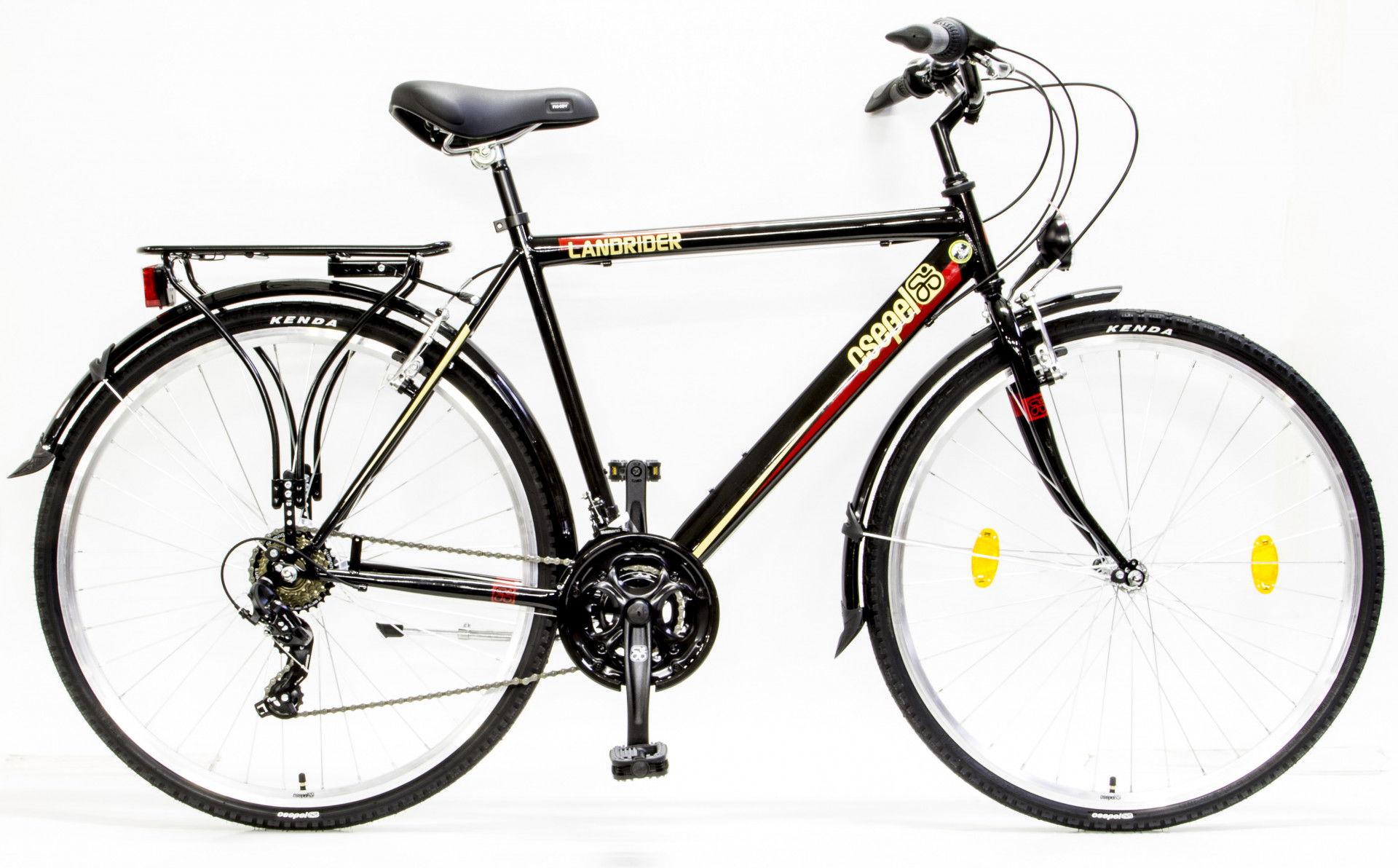 Trekking kerékpár, LANDRIDER 28/19 FFI 21SP  FEKETE termék fő termékképe