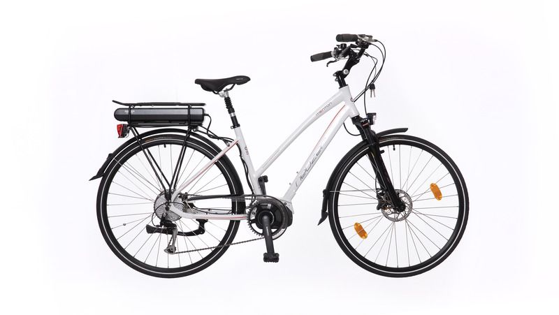 Menton női 18 fehér/piros- szürke SHIMANO STEPS termék fő termékképe