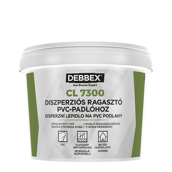 Den Braven CL 7300 szőnyeg- és PVC ragasztó, fehér, 14 kg termék fő termékképe