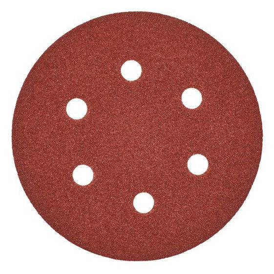 Milwaukee Tépőzáras csiszolólap, Ø 150 mm, 6 lyukú, 180-as finomság, 10 db/csomag termék fő termékképe