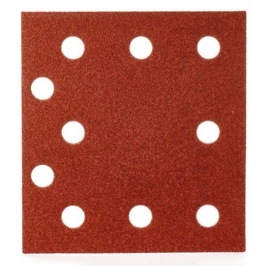 Milwaukee Tépőzáras csiszolólap, 115x107 mm, 10 lyukú, 60-as finomság, 10 db/csomag termék fő termékképe