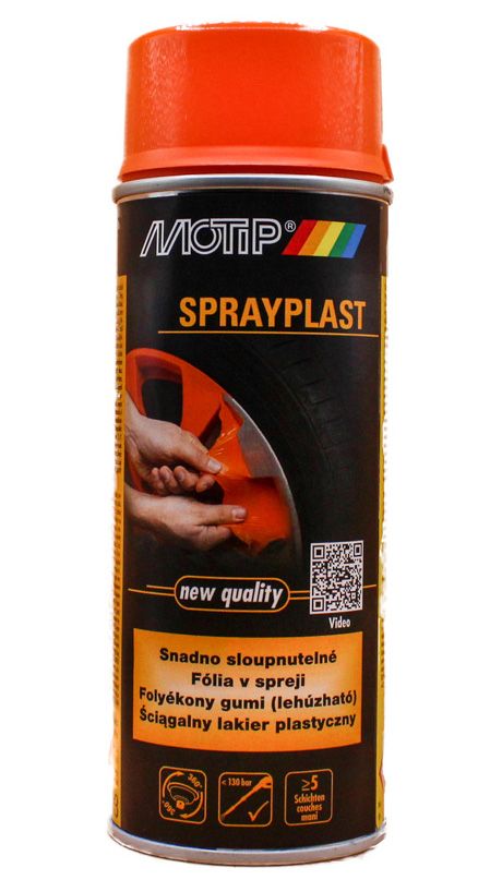 Motip Lehúzható festék spray, narancssárga, 400 ml termék fő termékképe