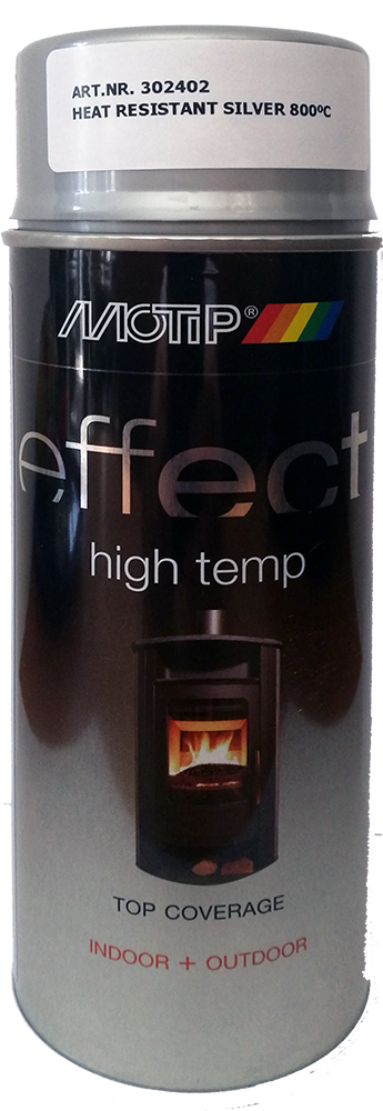 Motip DECO EFFECT 800 °C-ig hőálló festék spray, ezüst, 400 ml termék fő termékképe