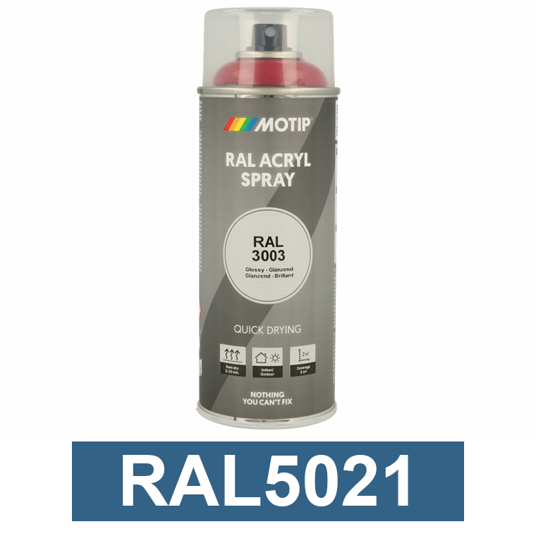 Motip Ipari festék spray, RAL5021, 400 ml termék fő termékképe