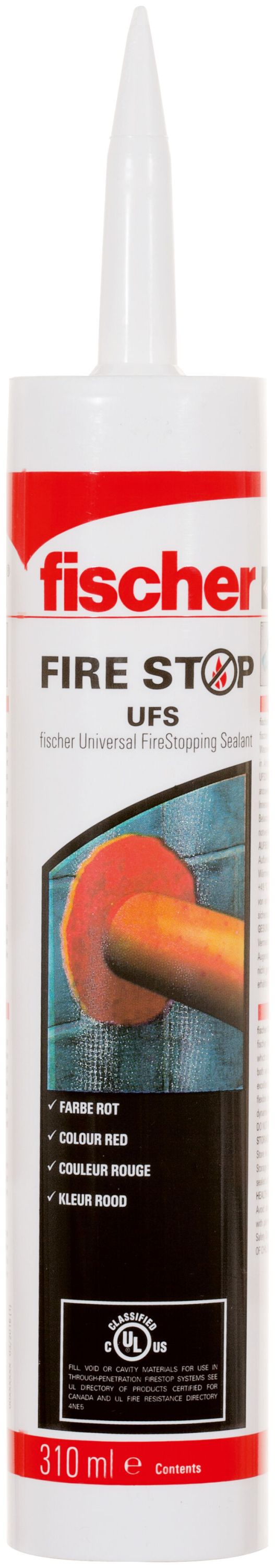 Fischer UFS univerzális tűzvédelmi tömítőanyag, 310 ml termék fő termékképe