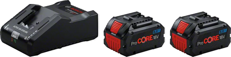 Bosch GAL18V-160 gyorstöltő + 2 db ProCORE18V Li-ion akkumulátor, 18 V, 8.0 Ah termék fő termékképe